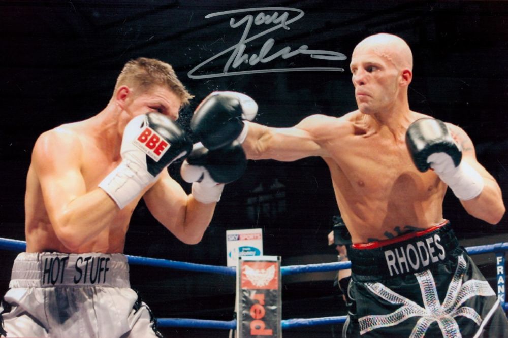 Lot 252: Boxing Ryan Rhodes signed 12x8 colour photo. Good...