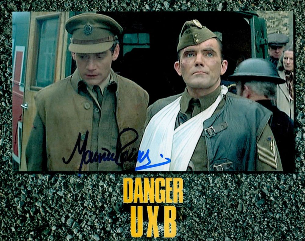Lot 264: Maurice Roeves signed Danger UXB 10x8 colour photo....
