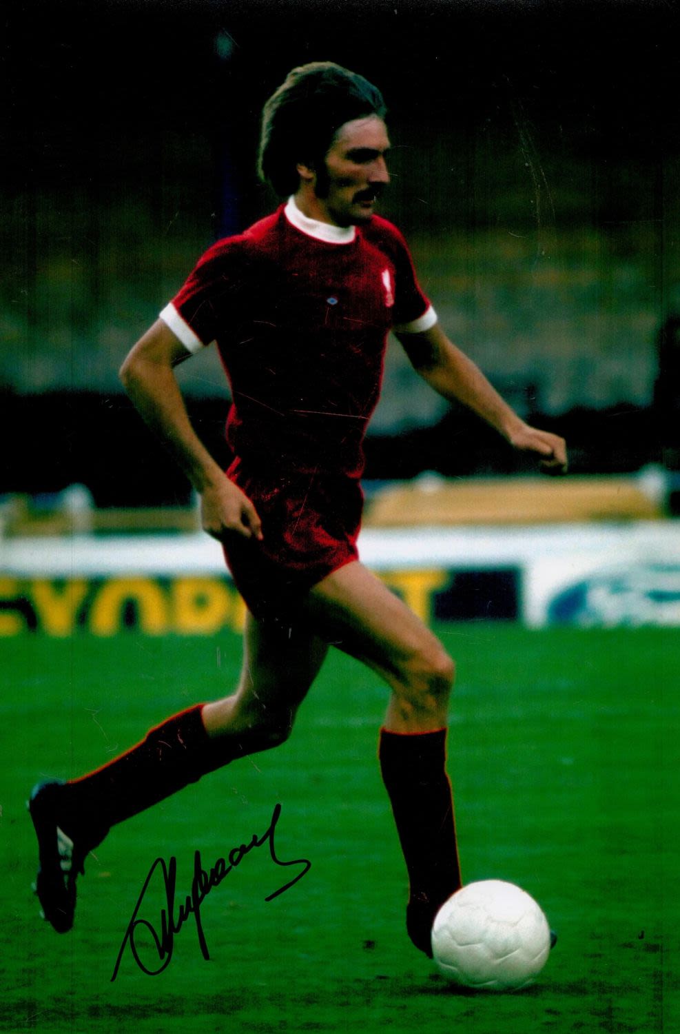 Lot 269: Steve Heighway signed 12x8 colour photo pictured in...