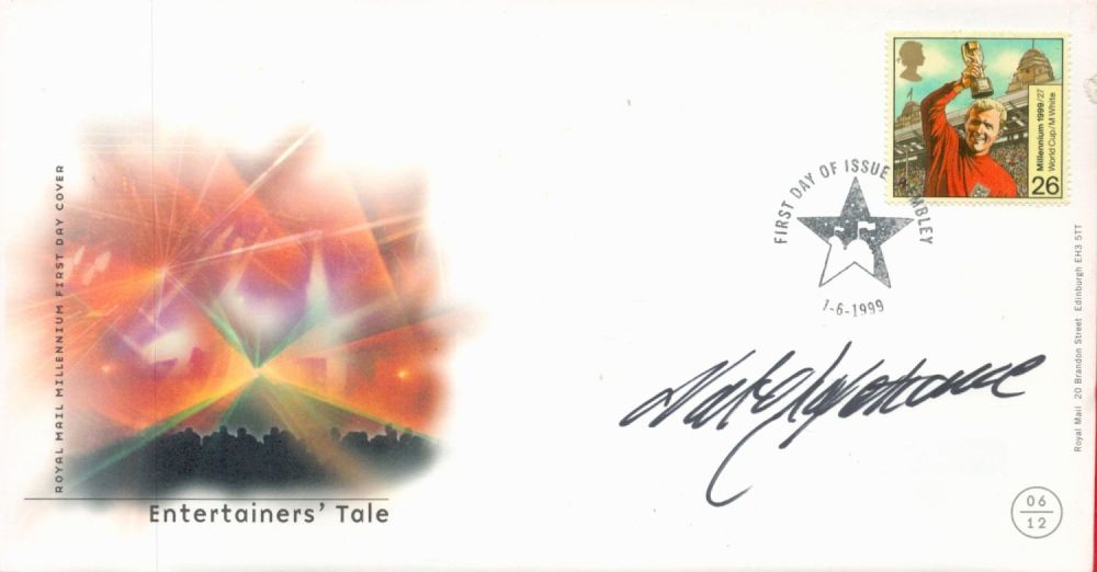 Lot 283: Football Legend Nat Lofthouse Signed Entertainers Tale Royal...