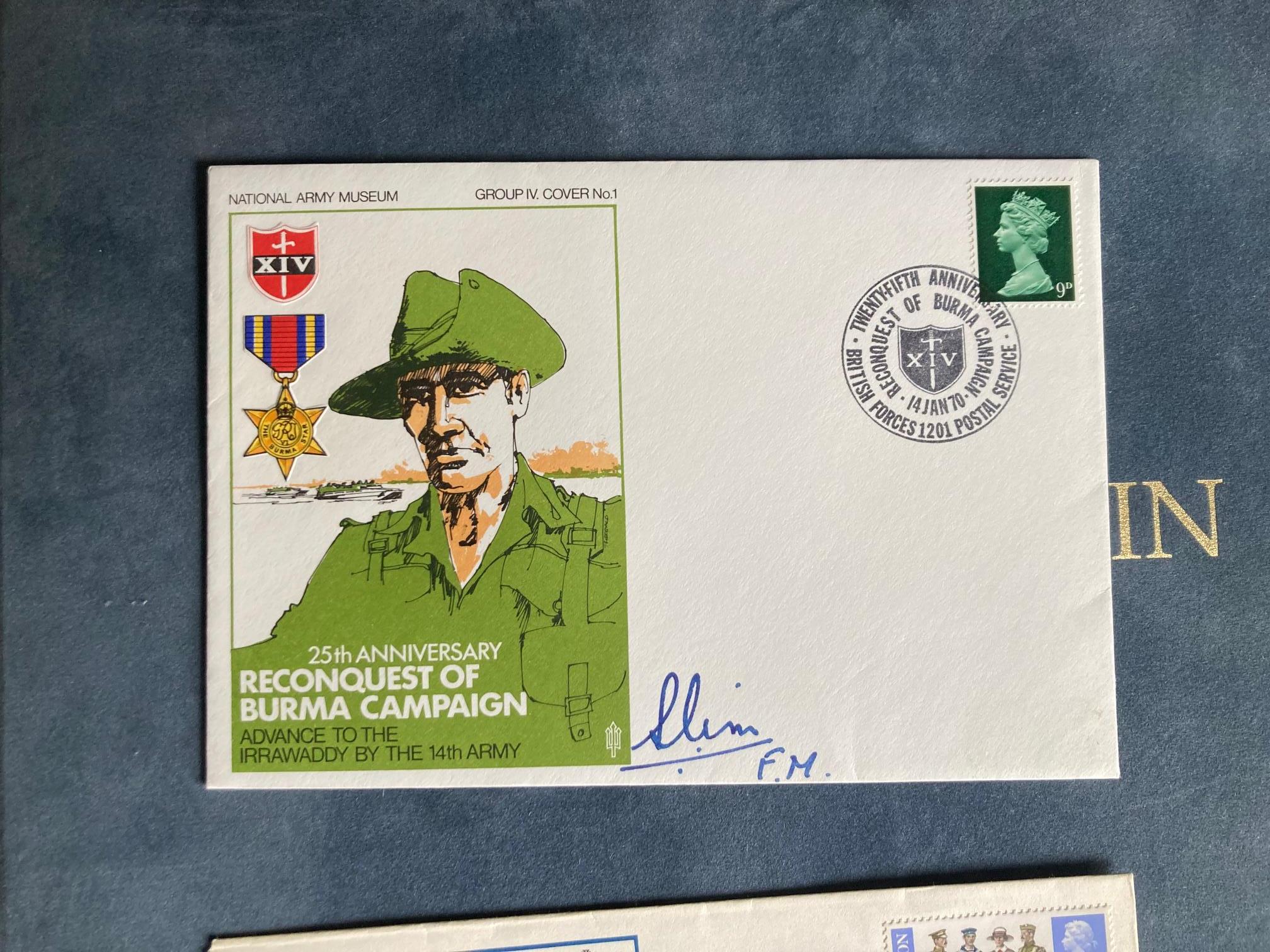 Reconquest of Burma Campaign Signed by Field Marshal Sir William Slim