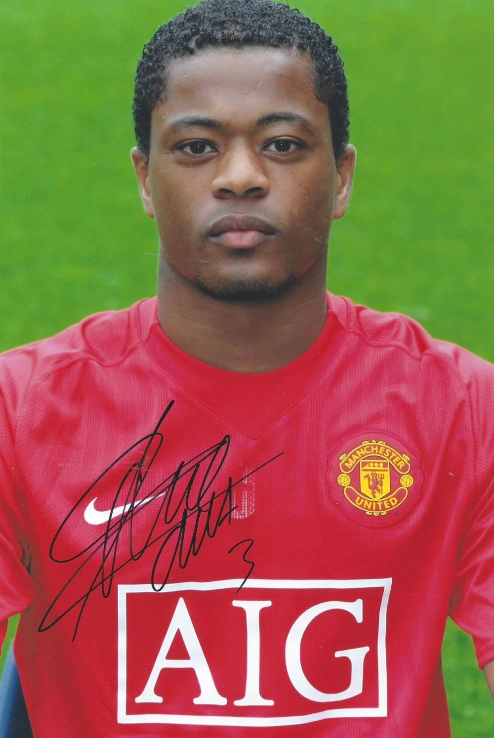 Lot 301: Football Patrice Evra Man Utd Signed 12x8 colour...