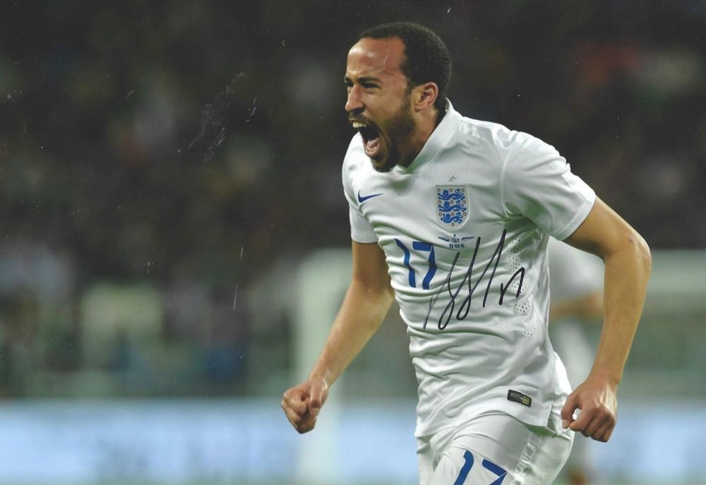 Lot 309: Football Andros Townsend (England FC) Signed 12x8 Colour...