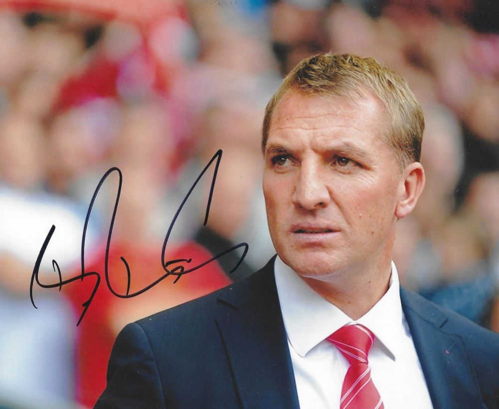 Lot 312: Football Brendan Rogers (Leicester City) Signed 10x8 colour...