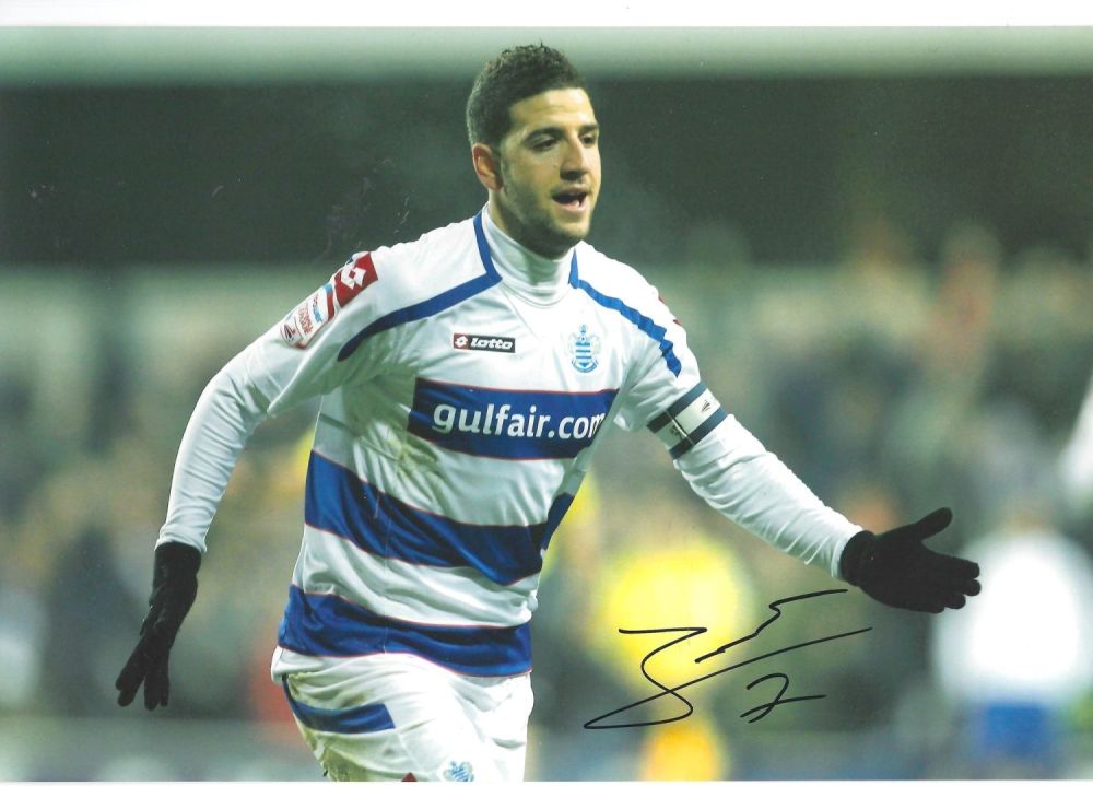 Lot 316: Football Adel Taarabt (QPR) Signed 12x8 Colour Photo....