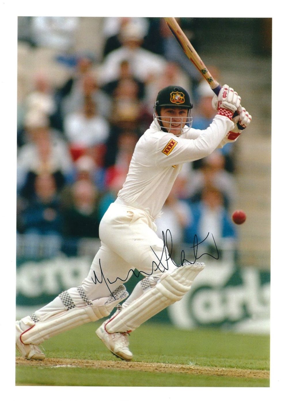 Lot 326: Australian Cricket Legend Michael Slater signed 10x8 Colour...