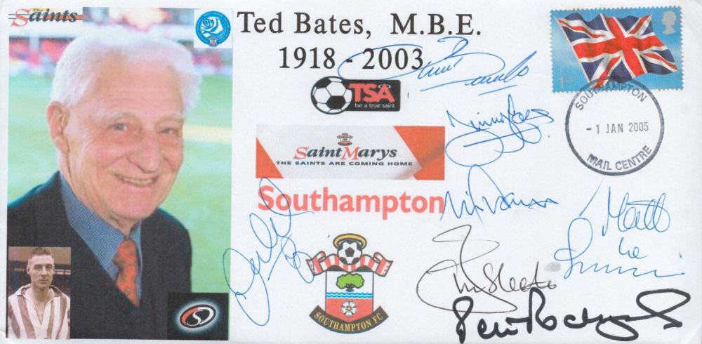 Lot 342: Multi signed TED Bates MBE FDC. Signed by...
