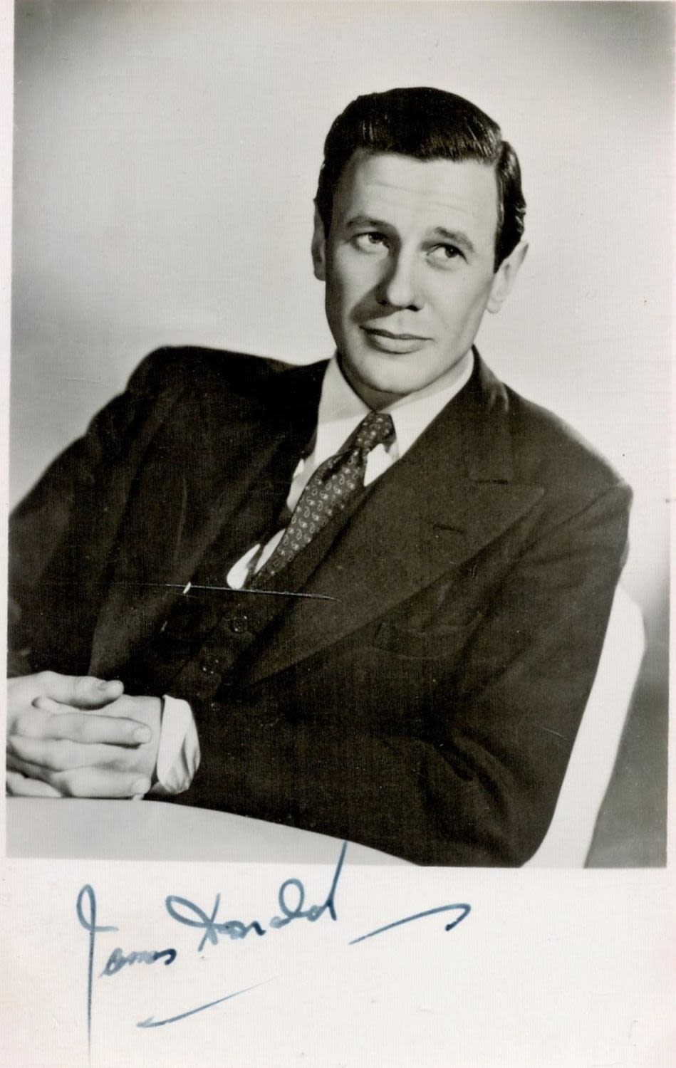 Lot 350: James Donald signed 6x4 black and white 1953...