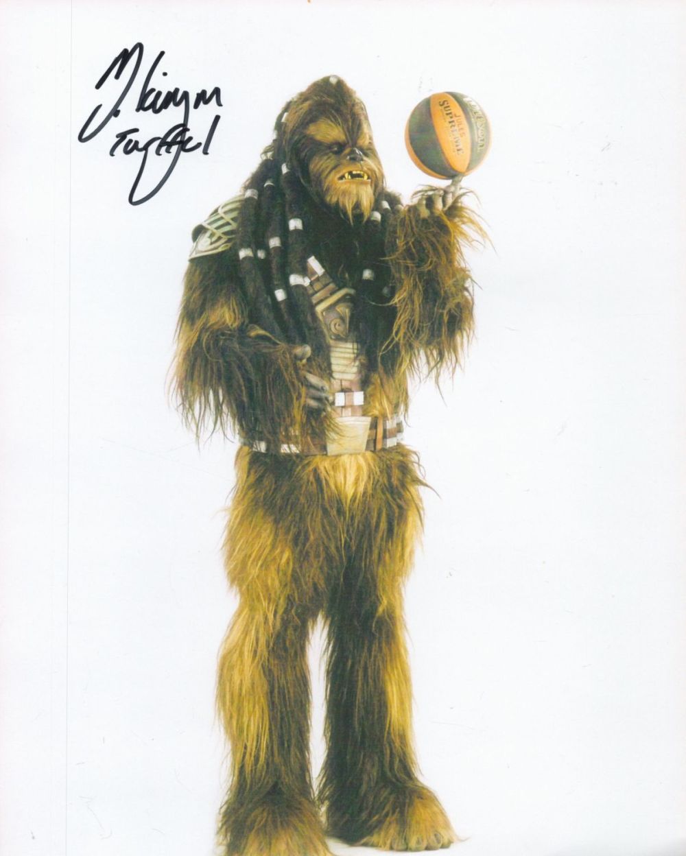 Lot 62: Michael Kingma signed Star Wars General Tarful 10x8...