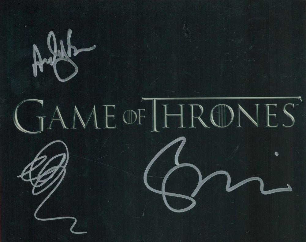 Lot 64: Game of Thrones multi signed 10x8 colour photo...