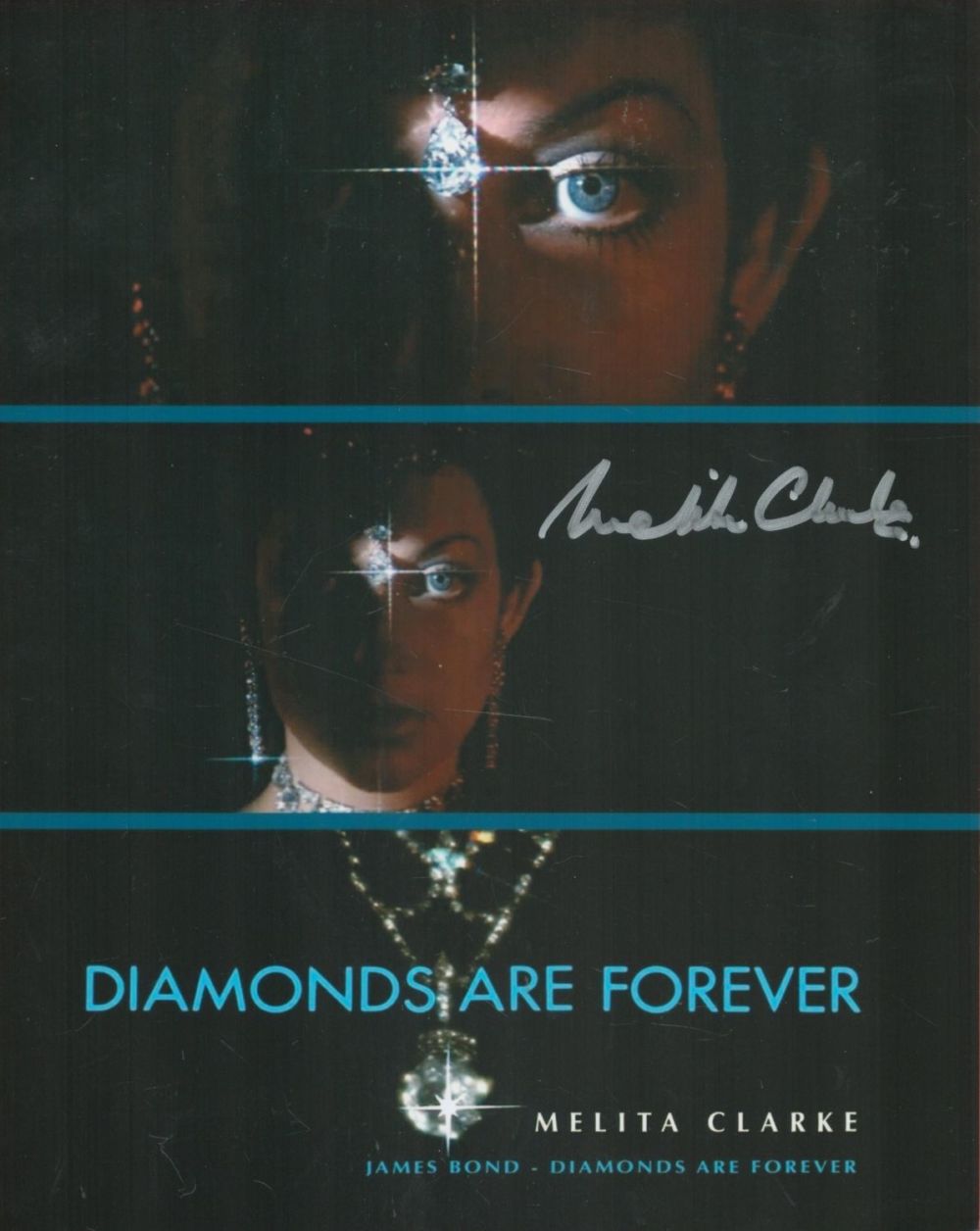 Lot 72: Melita Clarke signed James Bond Diamonds are Forever...