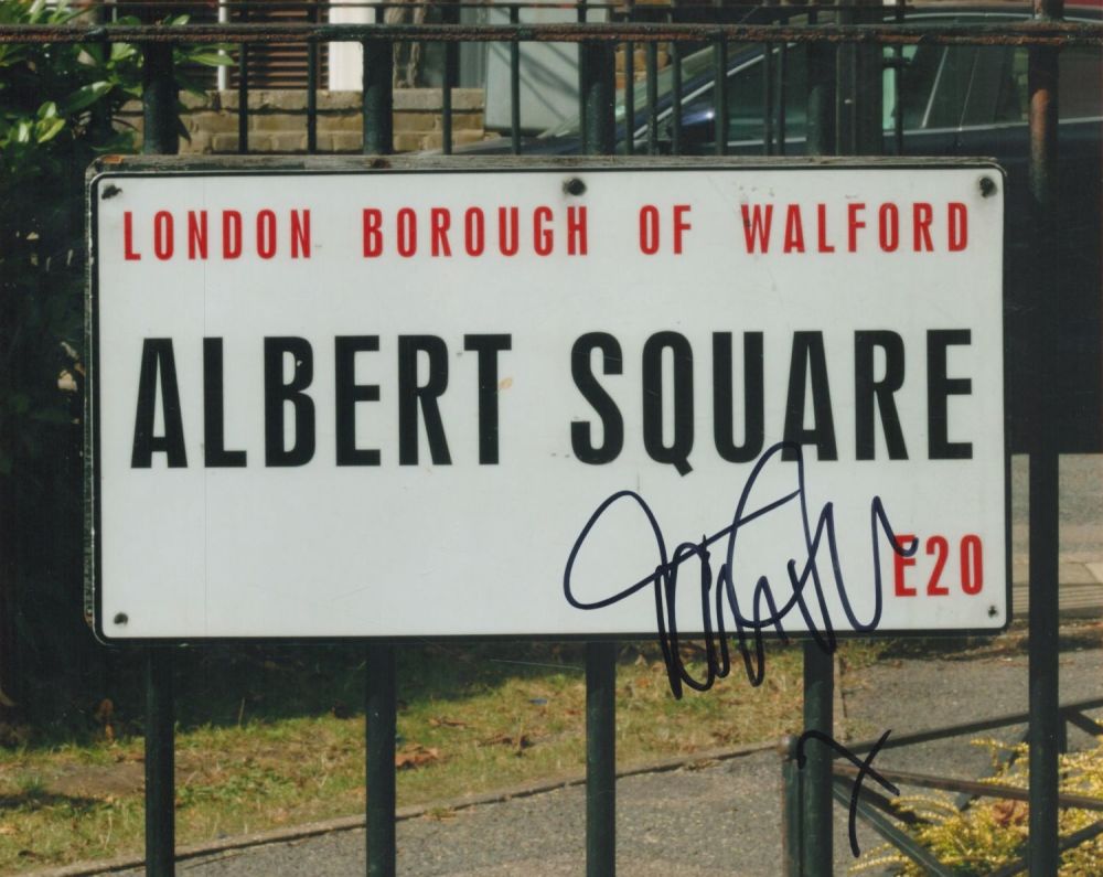 Lot 82: Danny Dyer signed 10x8 Eastenders Albert Square colour...