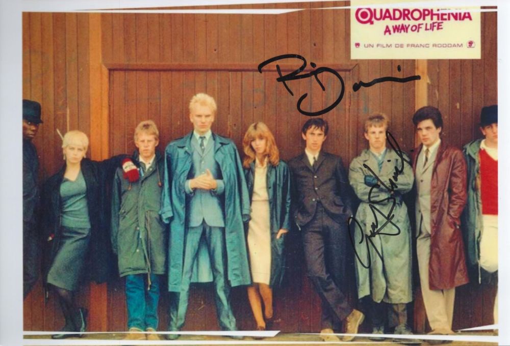 Lot 85: Phil Daniels and Gary Shail signed Quadrophenia 12x8...