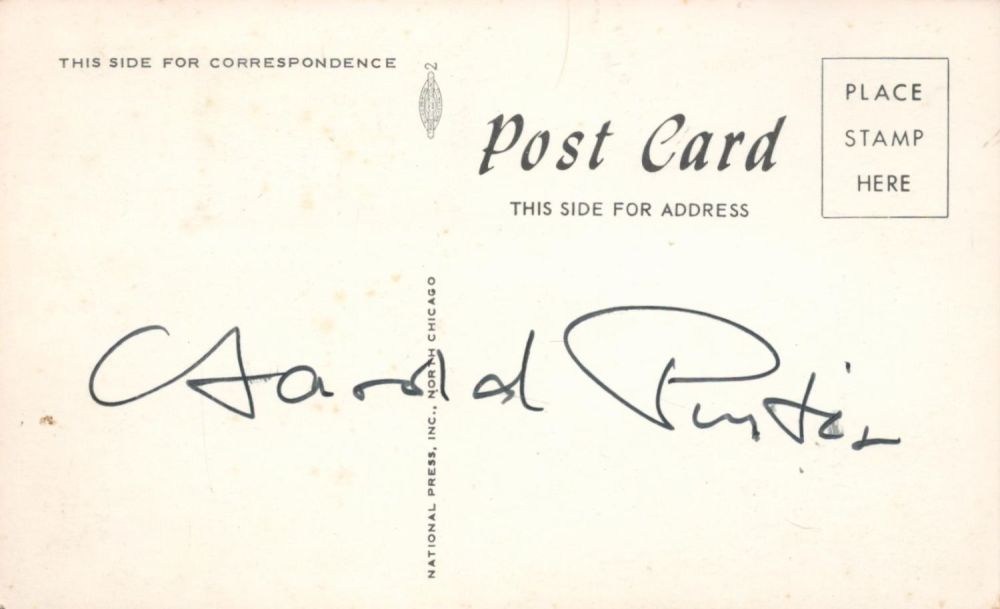 Lot 111: Harold Pinter signed William Shakespeare black and white...