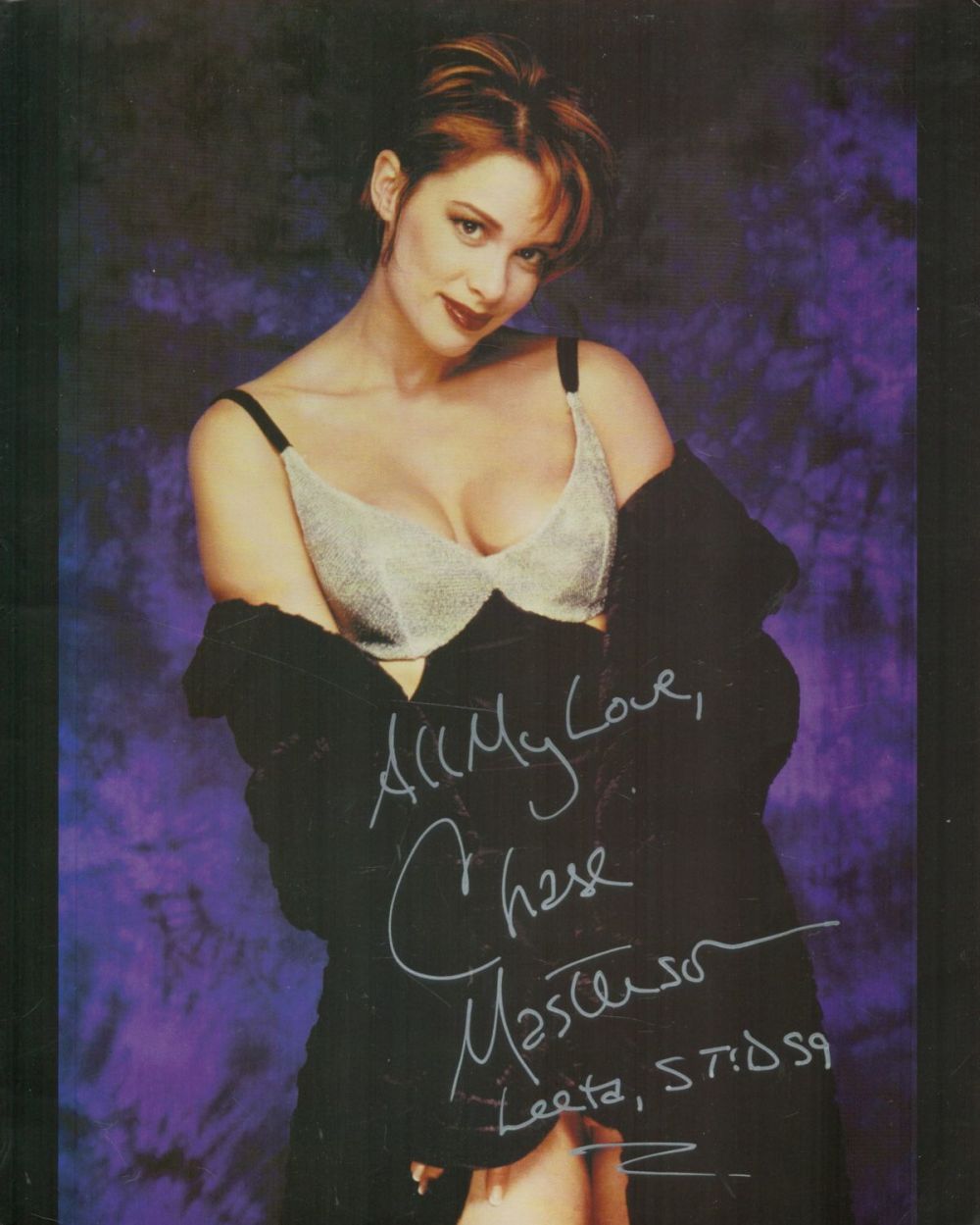 Lot 113: Chase Masterson signed 10x8 colour photo. Chase Masterson...