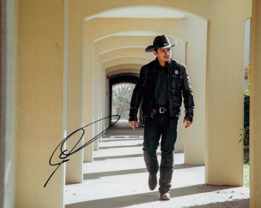 Lot 114: Jesse Garcia signed 10x8 colour photo. Garcia starred...