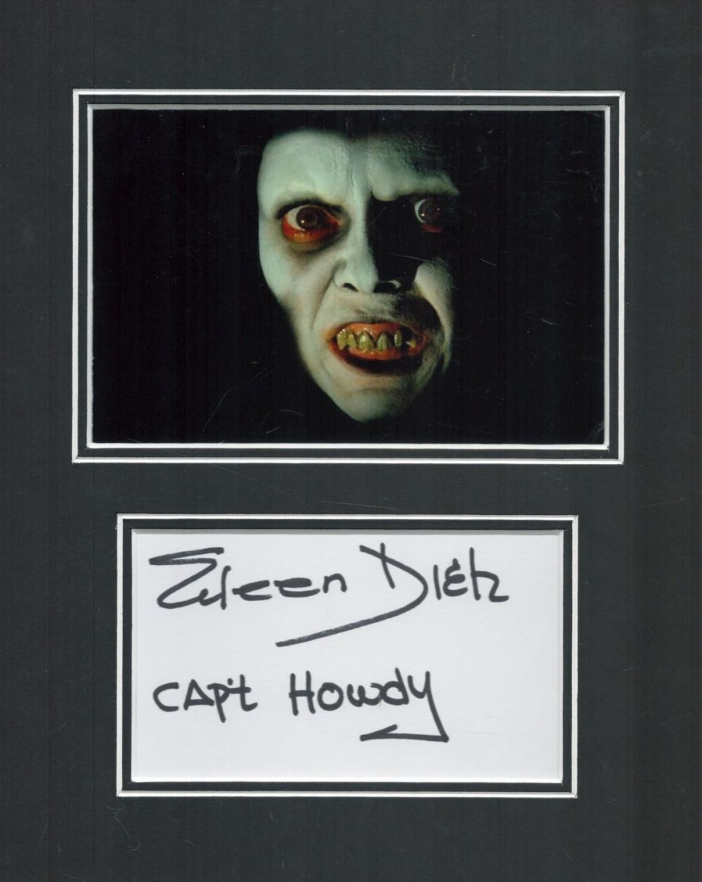 Lot 127: Eileen Dietz 10x8 overall Exorcist mounted signature piece...