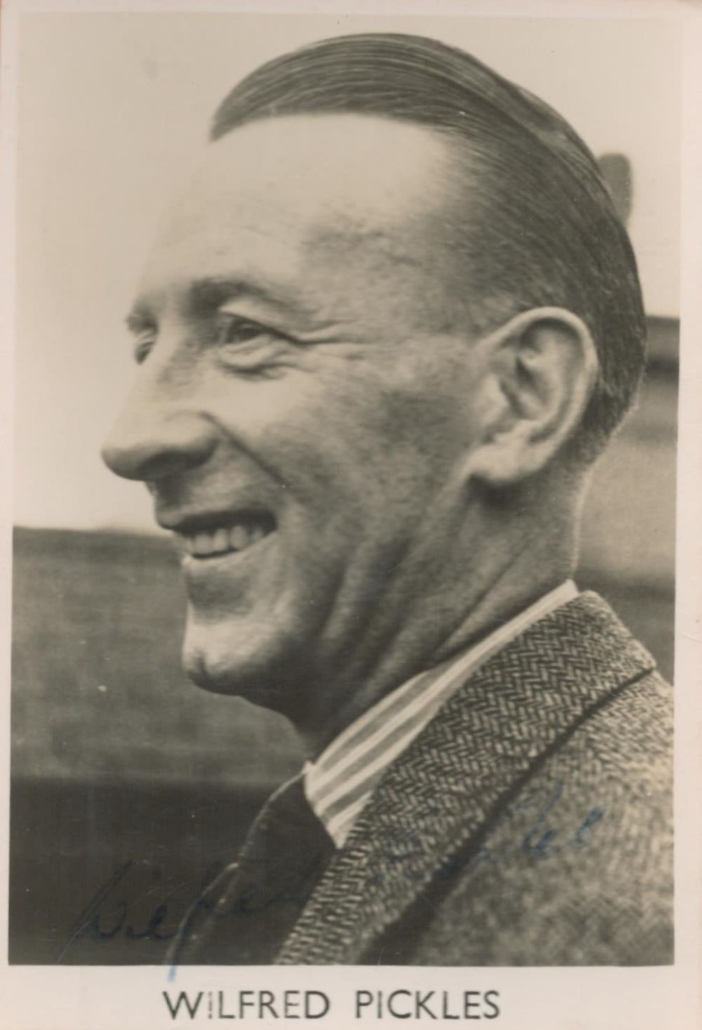 Lot 134: Wilfred Pickles signed 5x4 black and white photo....