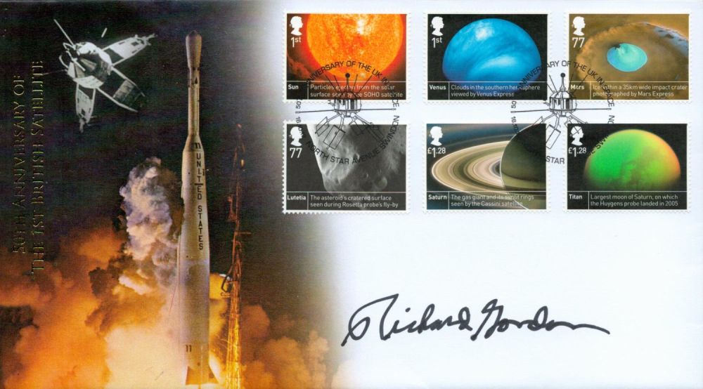 Lot 142: Apollo 12 Astronaut Richard Gordon signed 2012 Internetstamps...