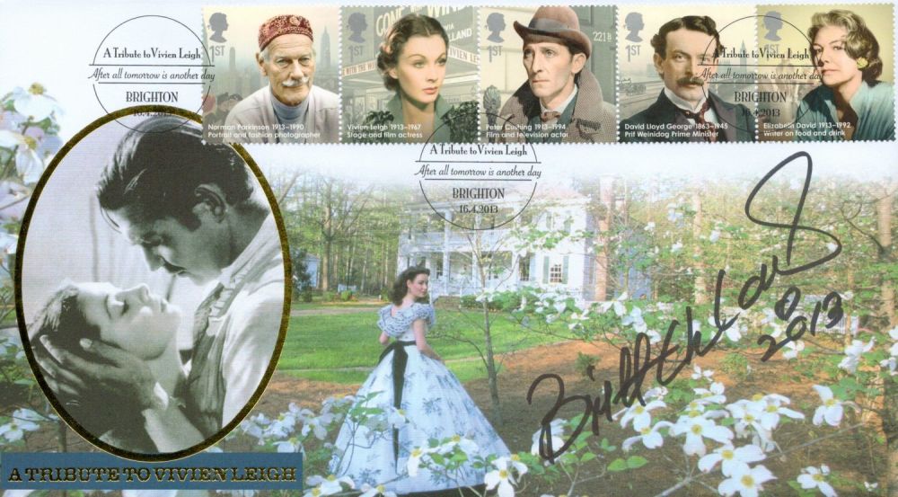 Lot 156: Britt Ekland signed 2013 Internetstamps Vivian Leigh official...