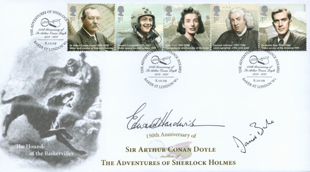 Lot 158: Sherlock Holmes actors Edward Hardwick and David Burke...