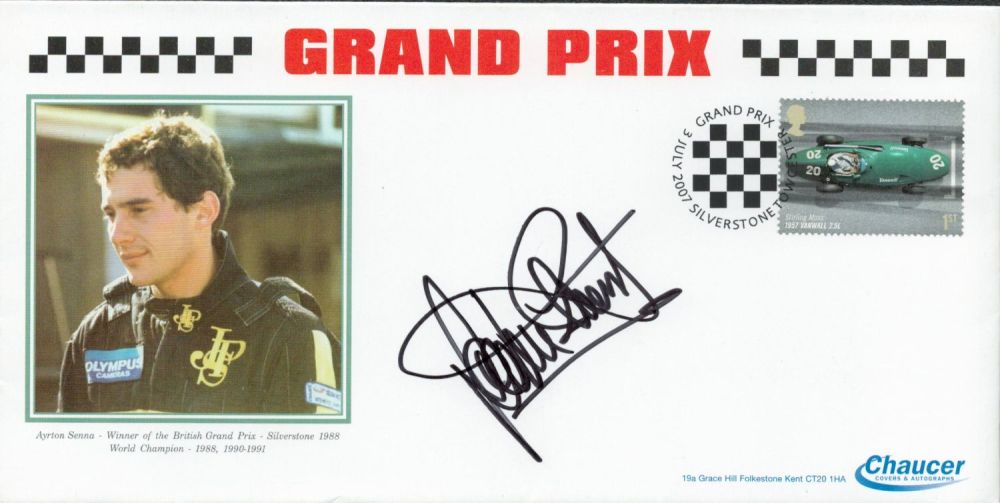 Lot 202: F1 Jackie Stewart signed Chaucer 2007 Grand Prix...