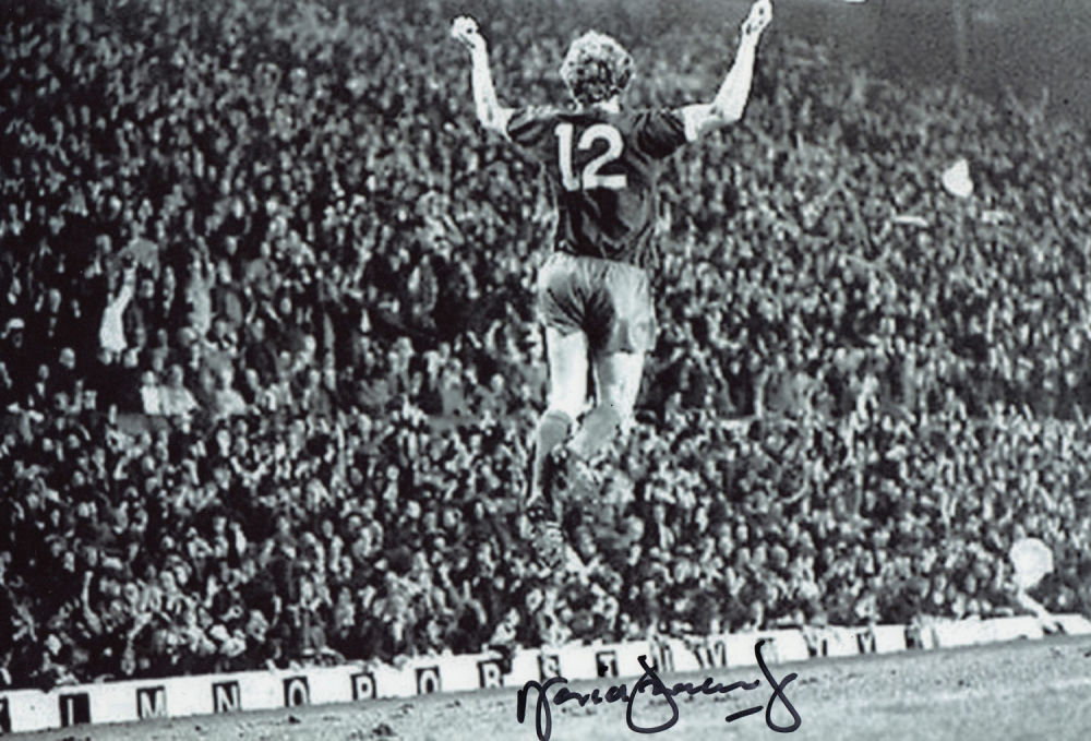 Lot 233: Autographed DAVID FAIRCLOUGH 12 x 8 photo -...