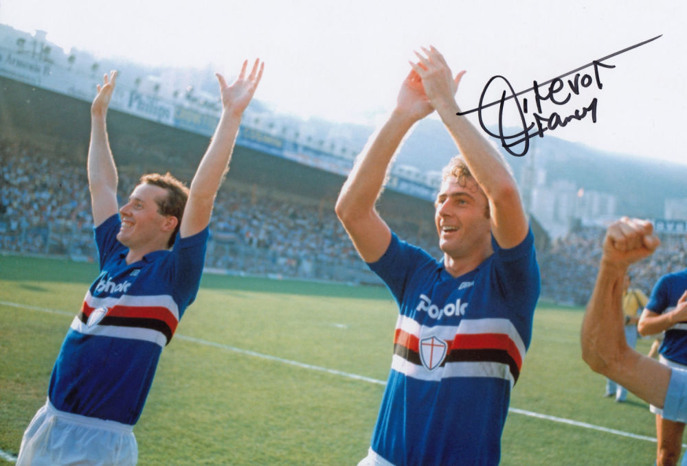 Lot 260: Autographed TREVOR FRANCIS 12 x 8 photo -...
