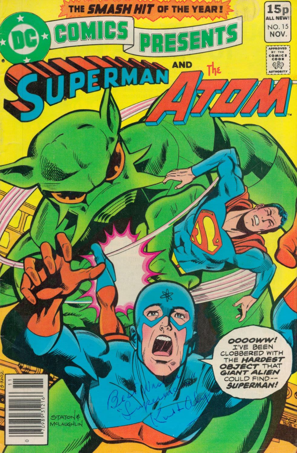 Lot 281: Kirk Alyn signed DC Comic Superman and the...