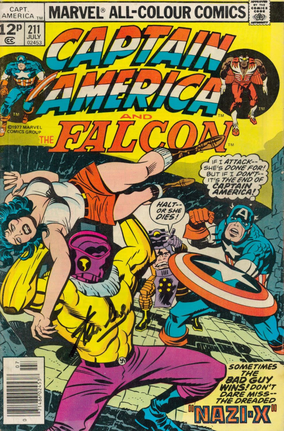 Lot 282: Stan Lee signed Marvel Comic Captain America and...
