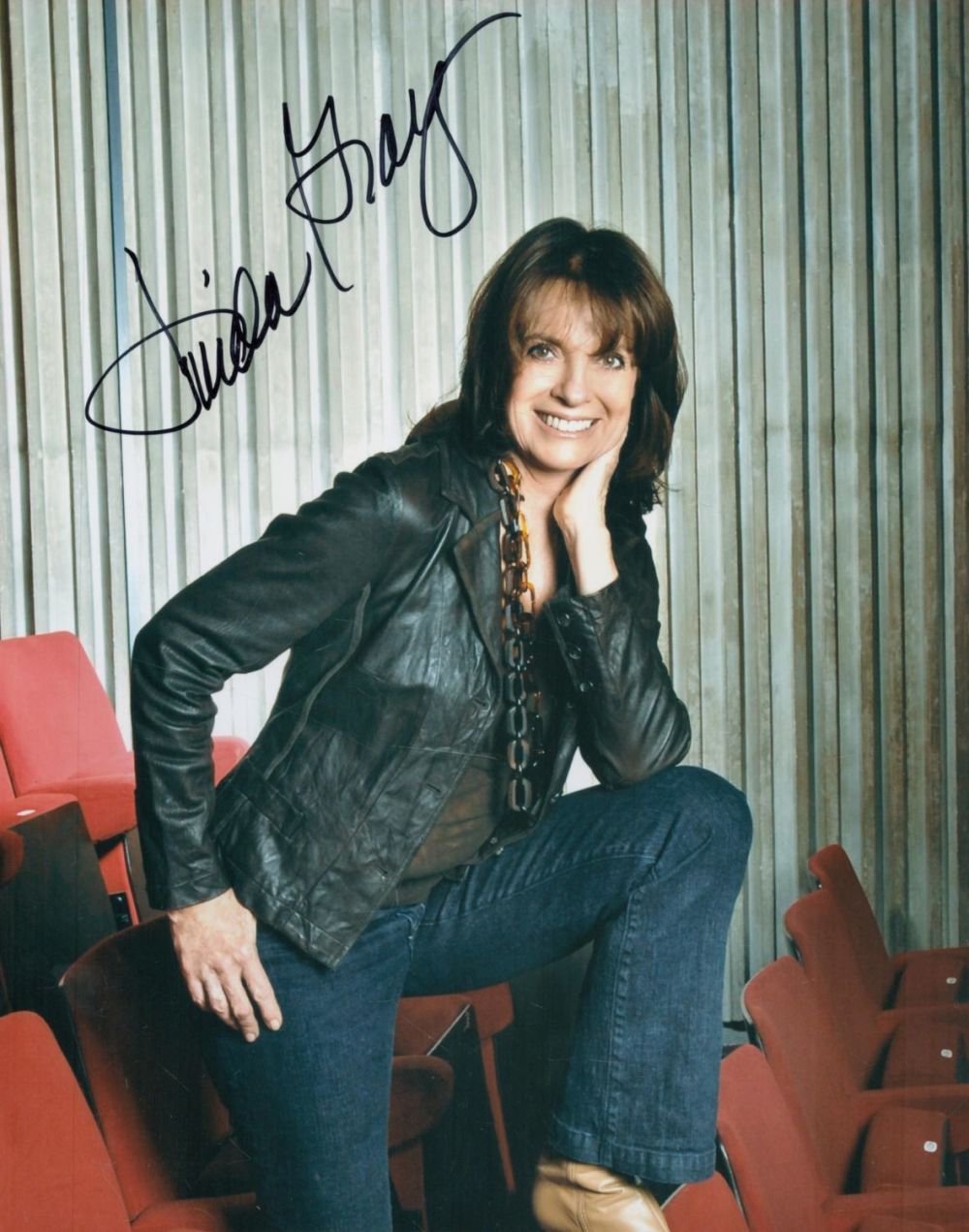 Lot 288: Linda Gray signed 10x8 colour photo. Linda Ann...