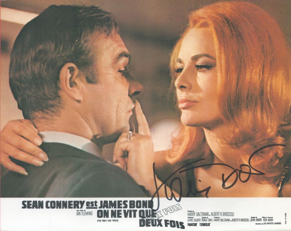 Lot 331: Karin Dor signed 11x9 You Only Live Twice...