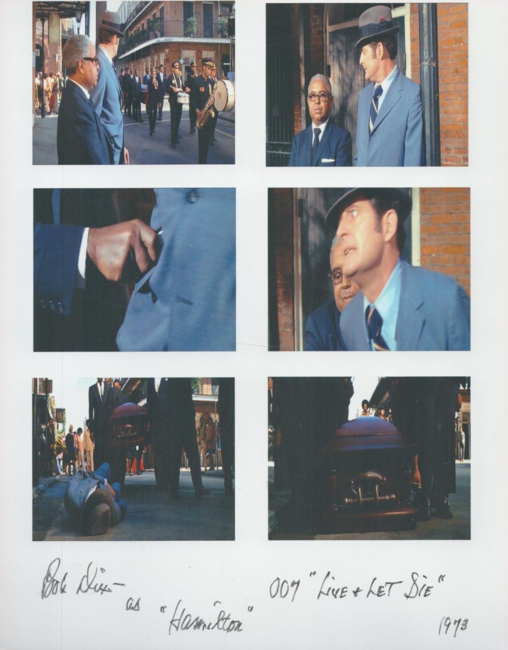 Lot 333: Bob Dix signed 10x8 James Bond Live and...
