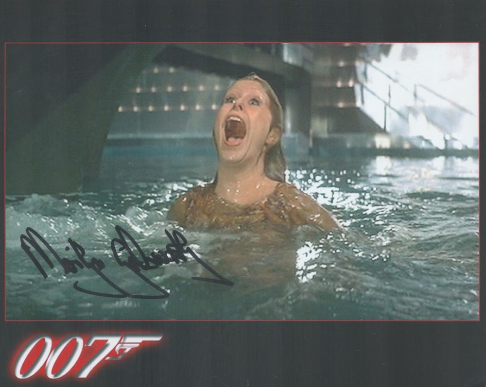 Lot 344: Marilyn Galsworthy signed 10x8 James Bond The Spy...