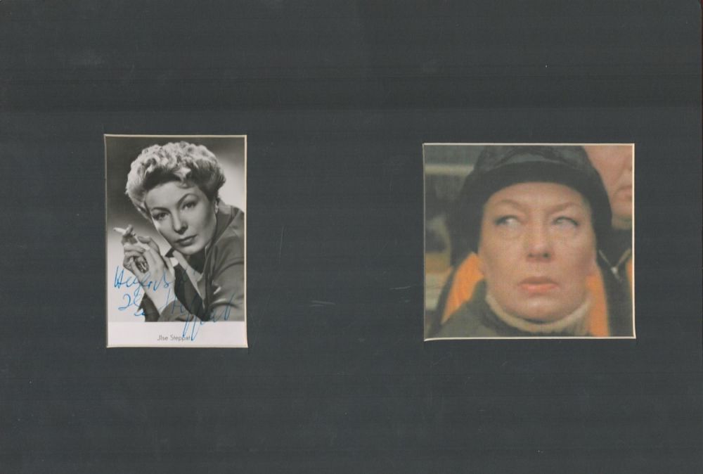 Lot 353: Ilse Steppat signed 16x11 mounted signature piece includes...