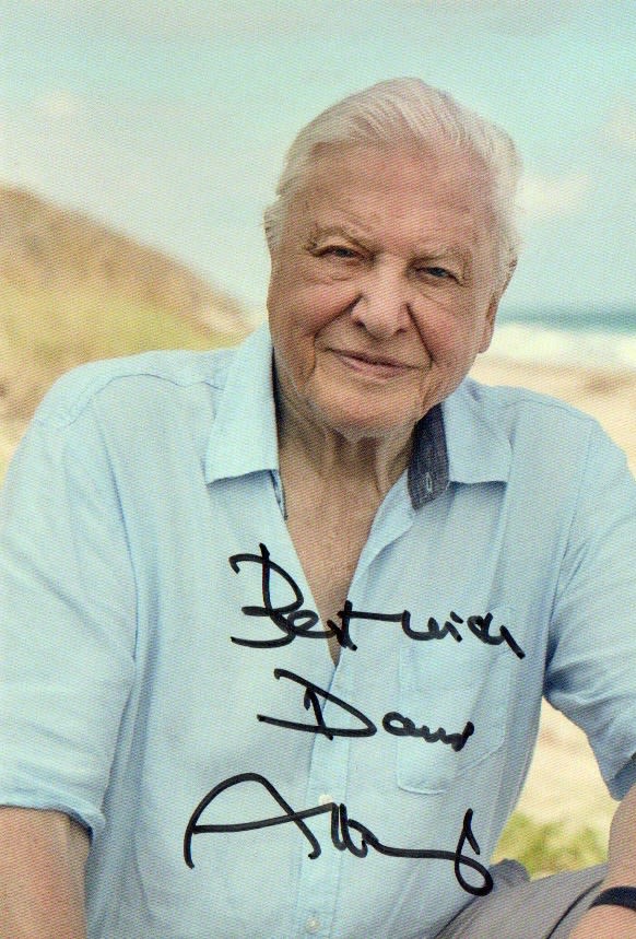 Lot 408: Sir David Attenborough. P/C picture of the national...