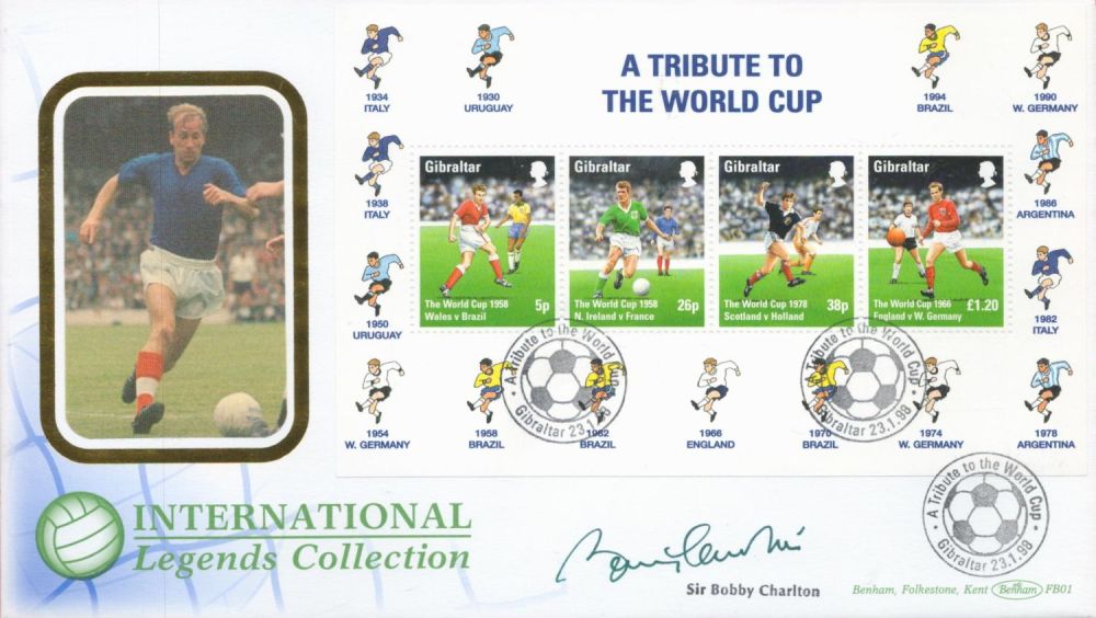 Lot 467: Sir Bobby Charlton signed A Tribute to the...