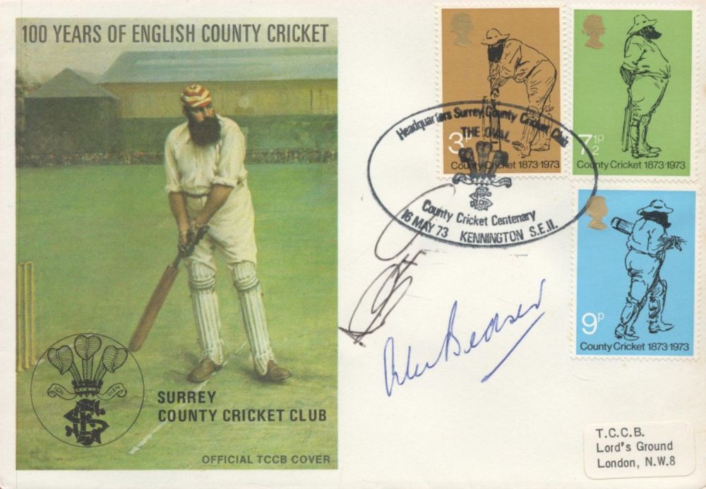 Lot 473: Alec Bedser signed 100 years of English county...