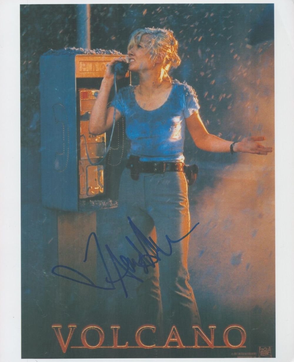 Lot 522: Anne Heche signed Volcano 10x8 colour promo photo....