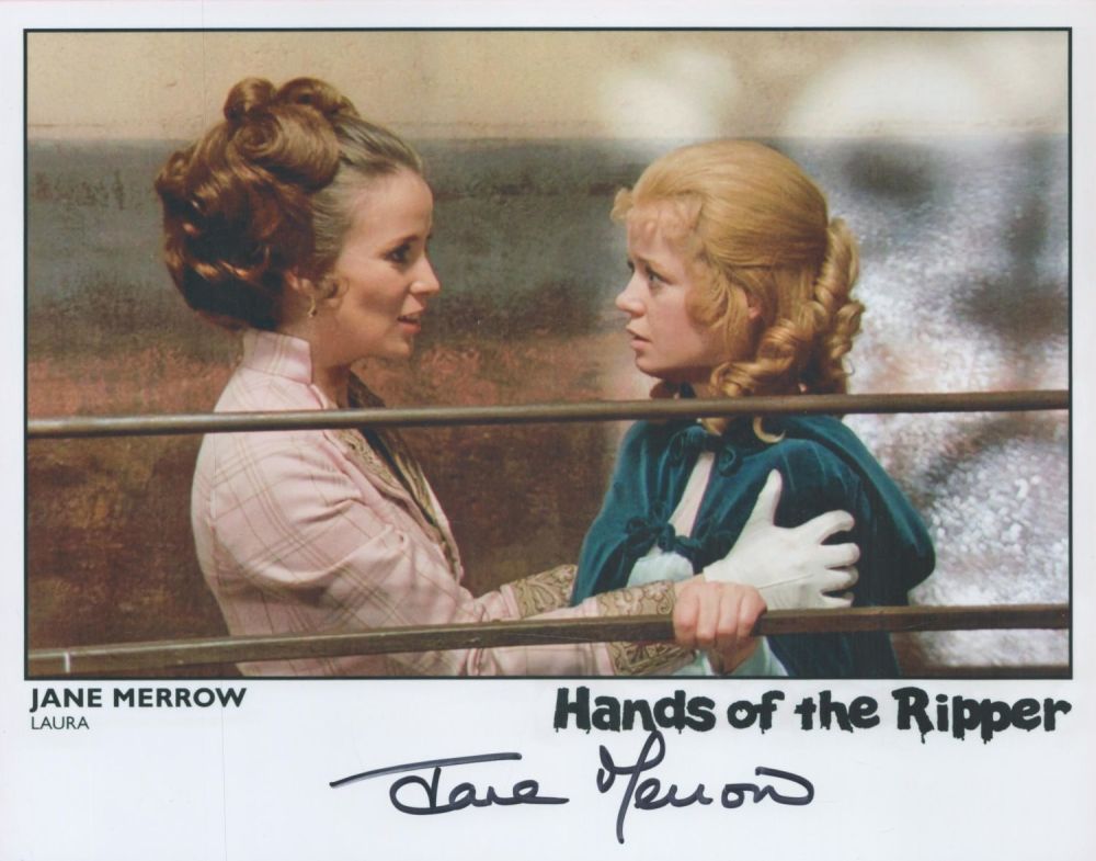 Lot 529: Jane Merrow signed Hands of the Ripper 10x8...