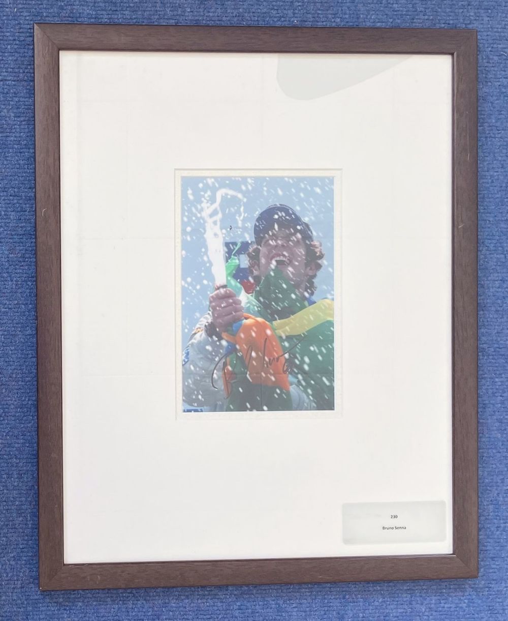 Lot 598: Racing Driver Bruno Senna Hand signed 9x6 Colour...