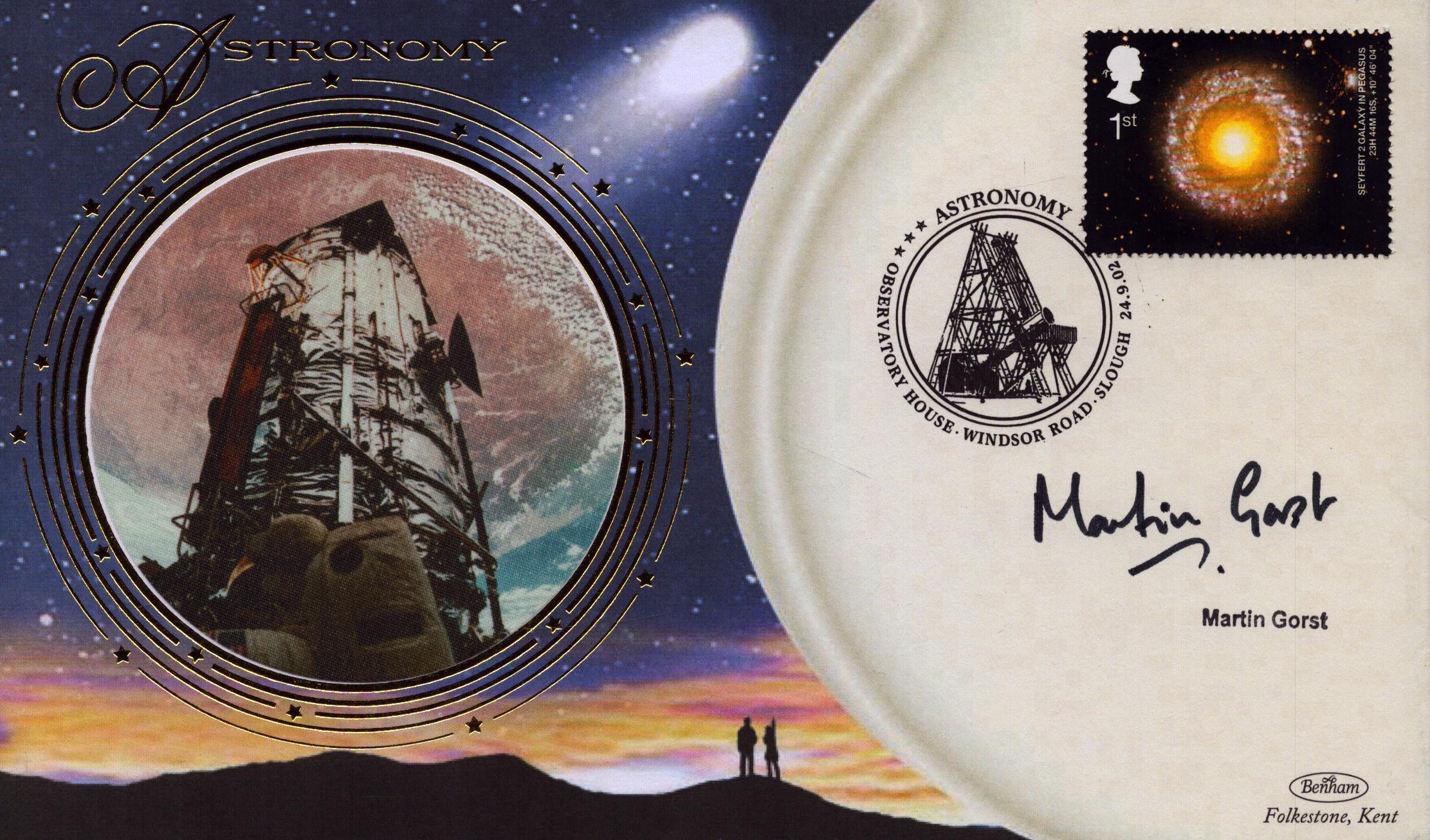 Martin gorst signed astronomy FDC
