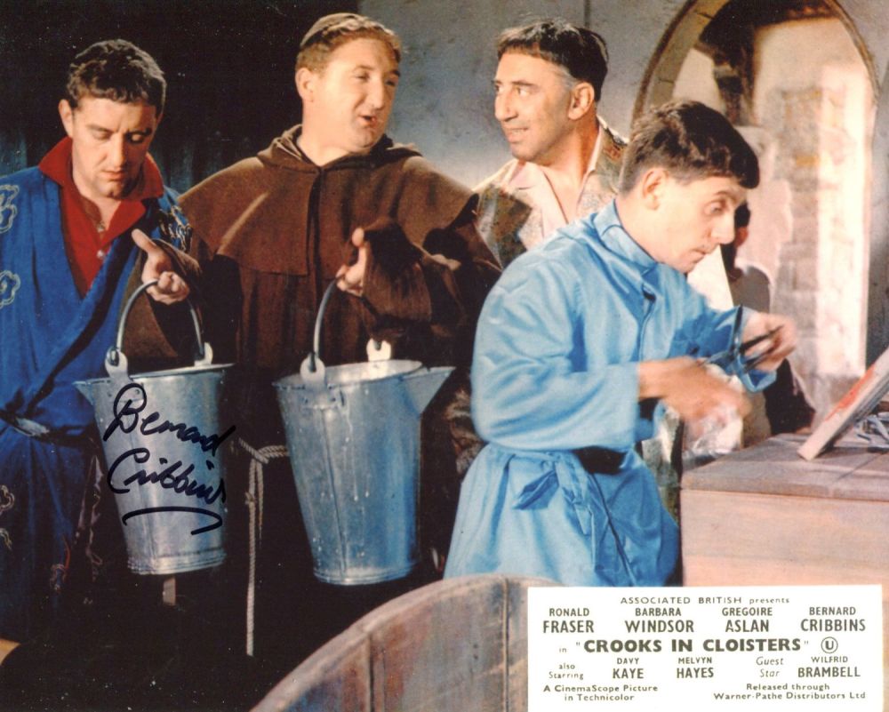 Lot 632: Crooks in Cloisters 8x10 comedy movie photo signed...
