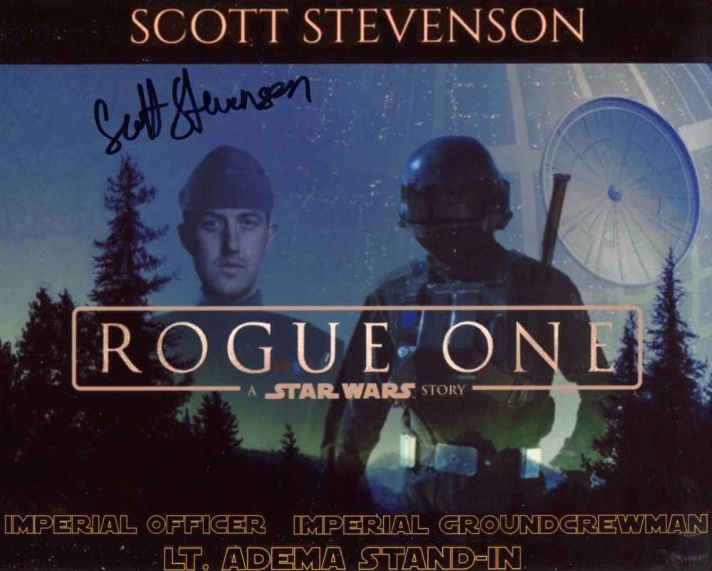 Lot 703: Star Wars Rogue One 8x10 photo signed by...