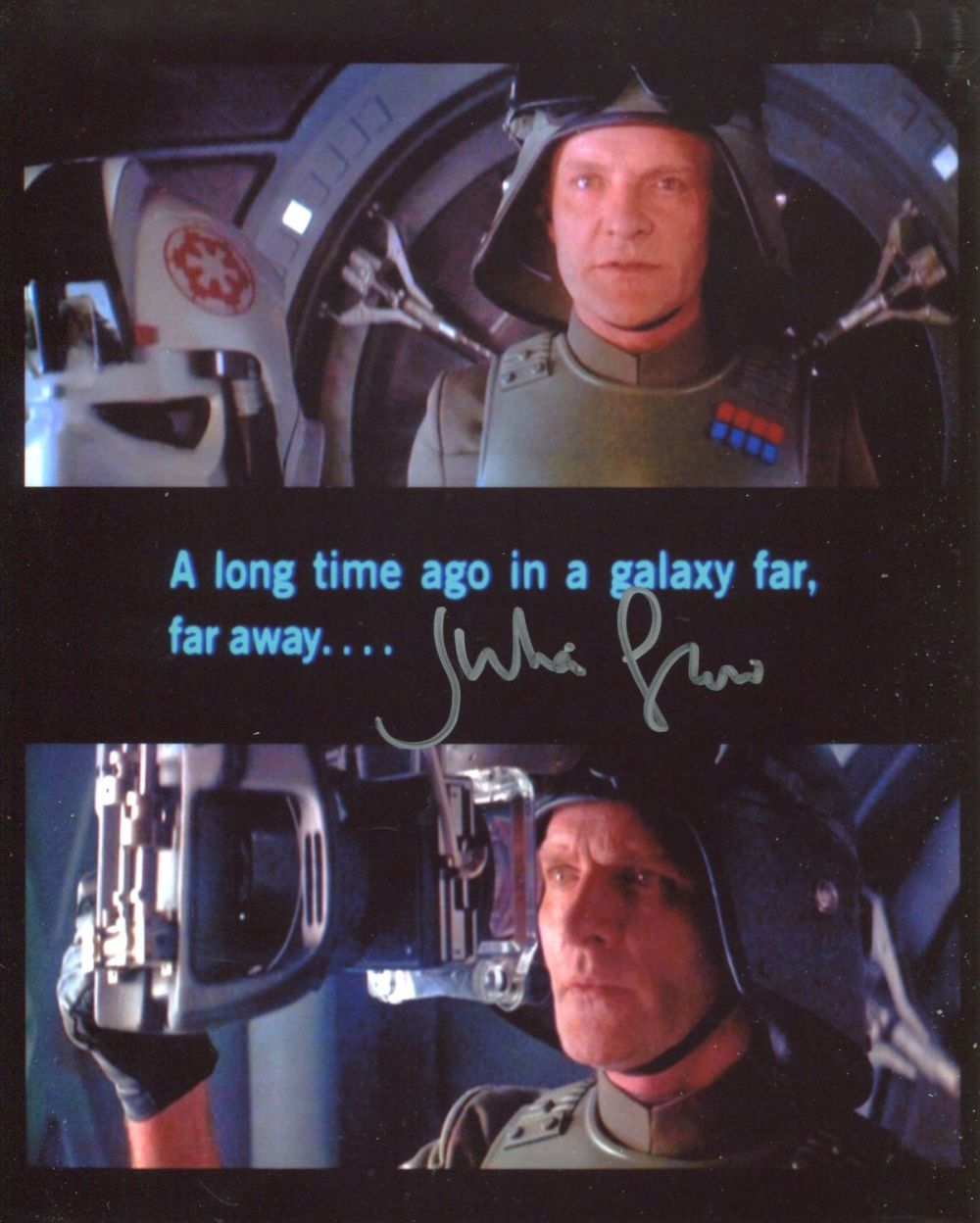 Lot 713: Star Wars 8x10 quote photo signed by General...