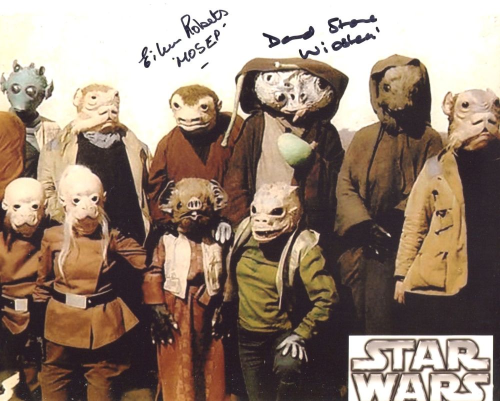 Lot 714: Star Wars A New Hope 8x10 photo signed...