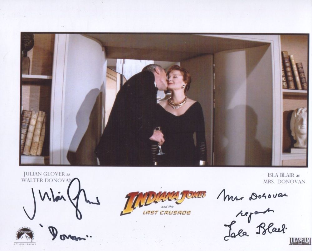 Lot 717: Indiana Jones and The Last Crusade 8x10 photo...