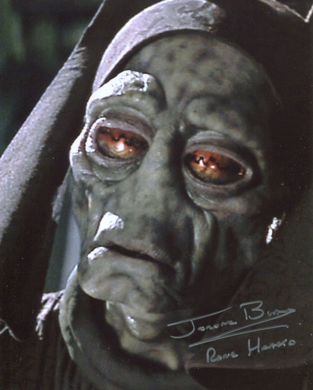 Lot 724: Star Wars 8x10 photo signed by Jerome Blake...
