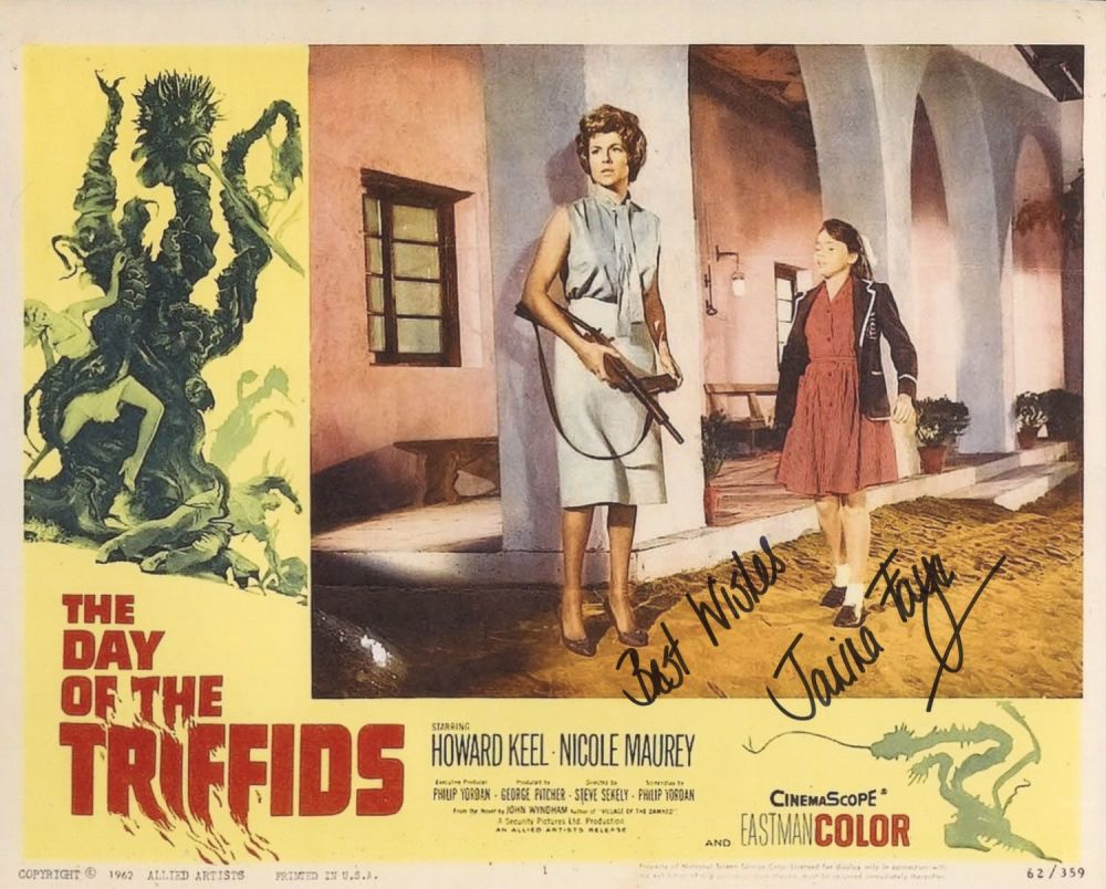 Lot 830: The Day of the Triffids movie 8x10 scene...