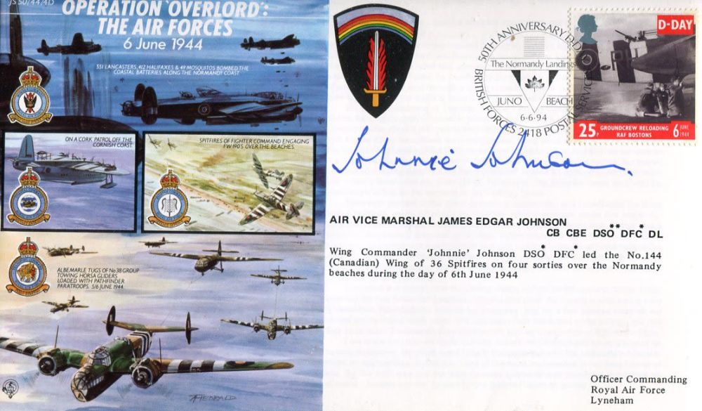 Lot 861: WW2 Battle of Britain ace Johnnie Johnson DFC...